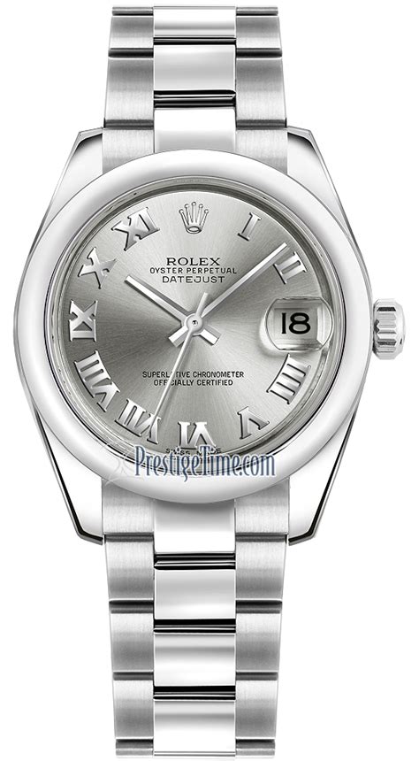 rolex datejust 31mm stainless steel 178240 rhodium roman oyster|rolex datejust 31.